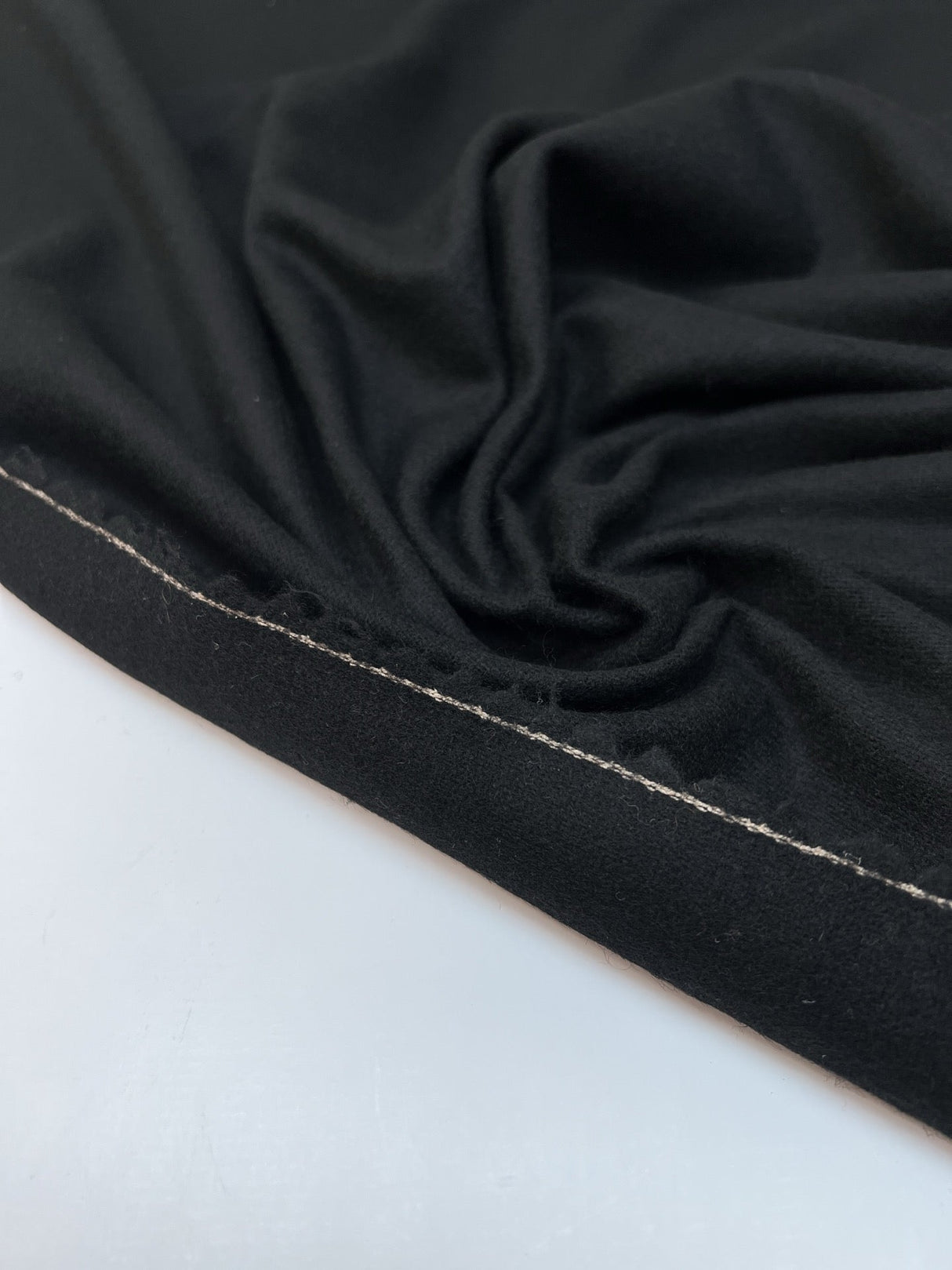 Black Wool Suit Fabric