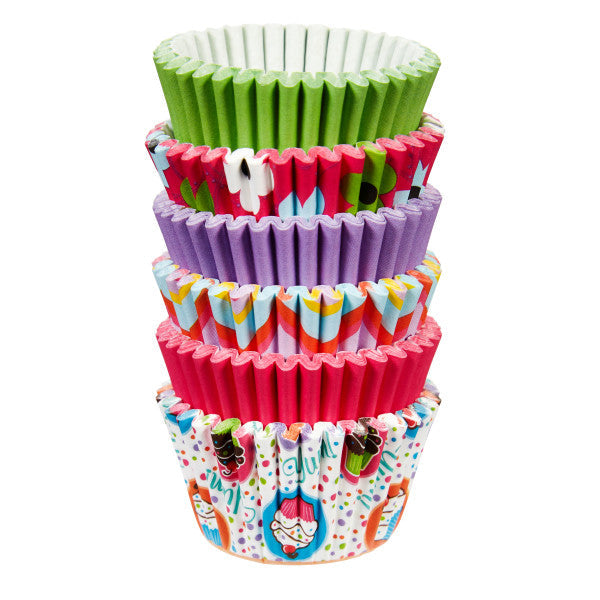 Wilton Pop of Pink Mini Cupcake Liners, 150-Count