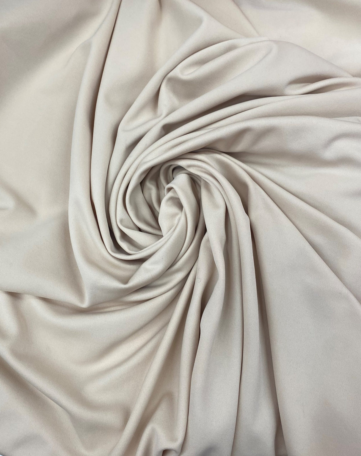 Champagne Scuba Polyester Fabric - Champagne, 59"-60" Width