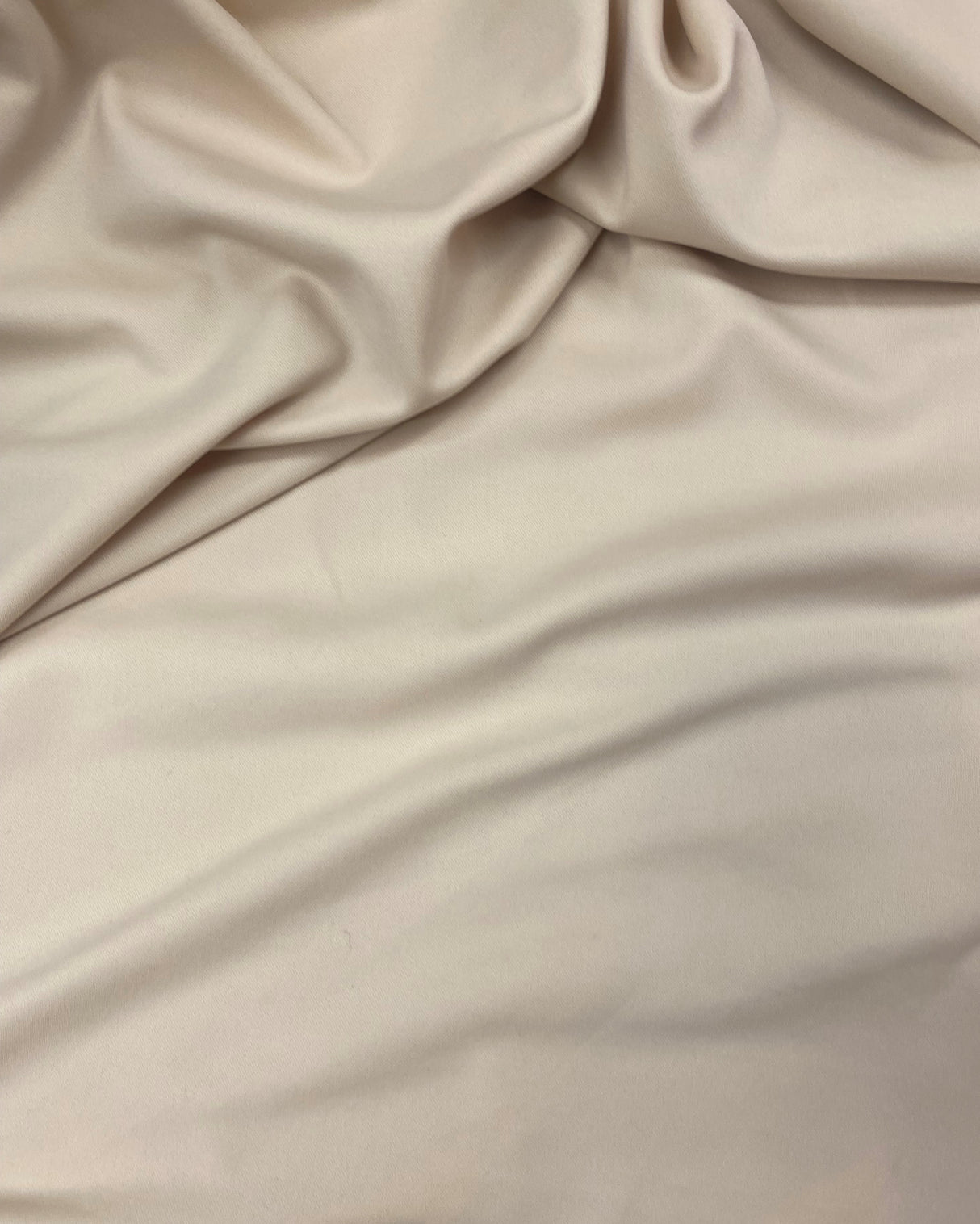 Champagne Scuba Polyester Fabric - Champagne, 59"-60" Width