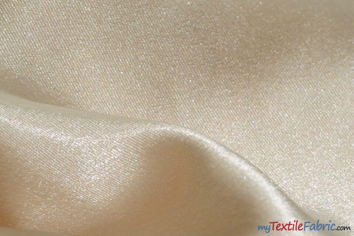 Superior Quality Crepe Back Satin Fabric - Multiple Colors, 58/60" Width (1 Yard)
