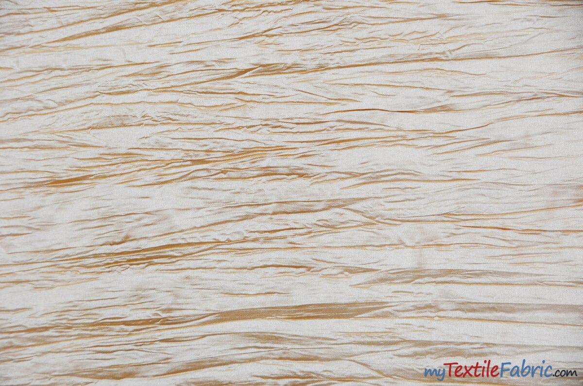 Crease Taffeta Crush Taffeta Polyester Fabric - Crushed Texture, 50/52" Width (Continuous Yards Or By Bolt)