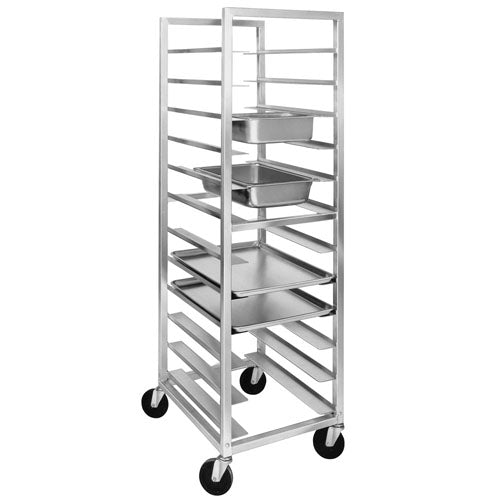 Channel AXD-UTR-12 12 Pan Heavy-Duty Aluminum Steam Table / Bun Pan Rack - Assembled