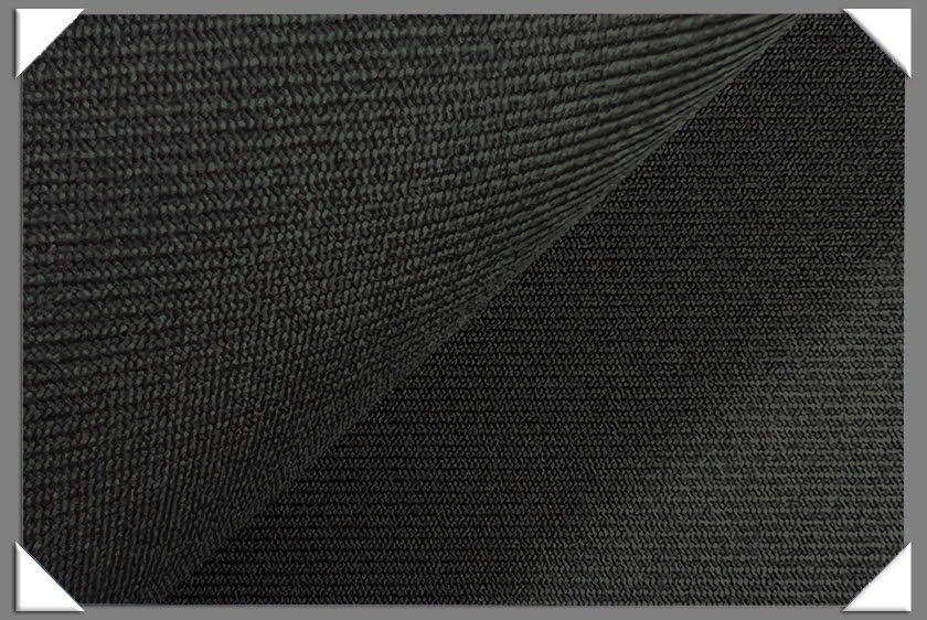 Charcoal Vegan Gabardine Polyester Gabardine Fabric - Charcoal, Solid, 60" Width (1 Yard)