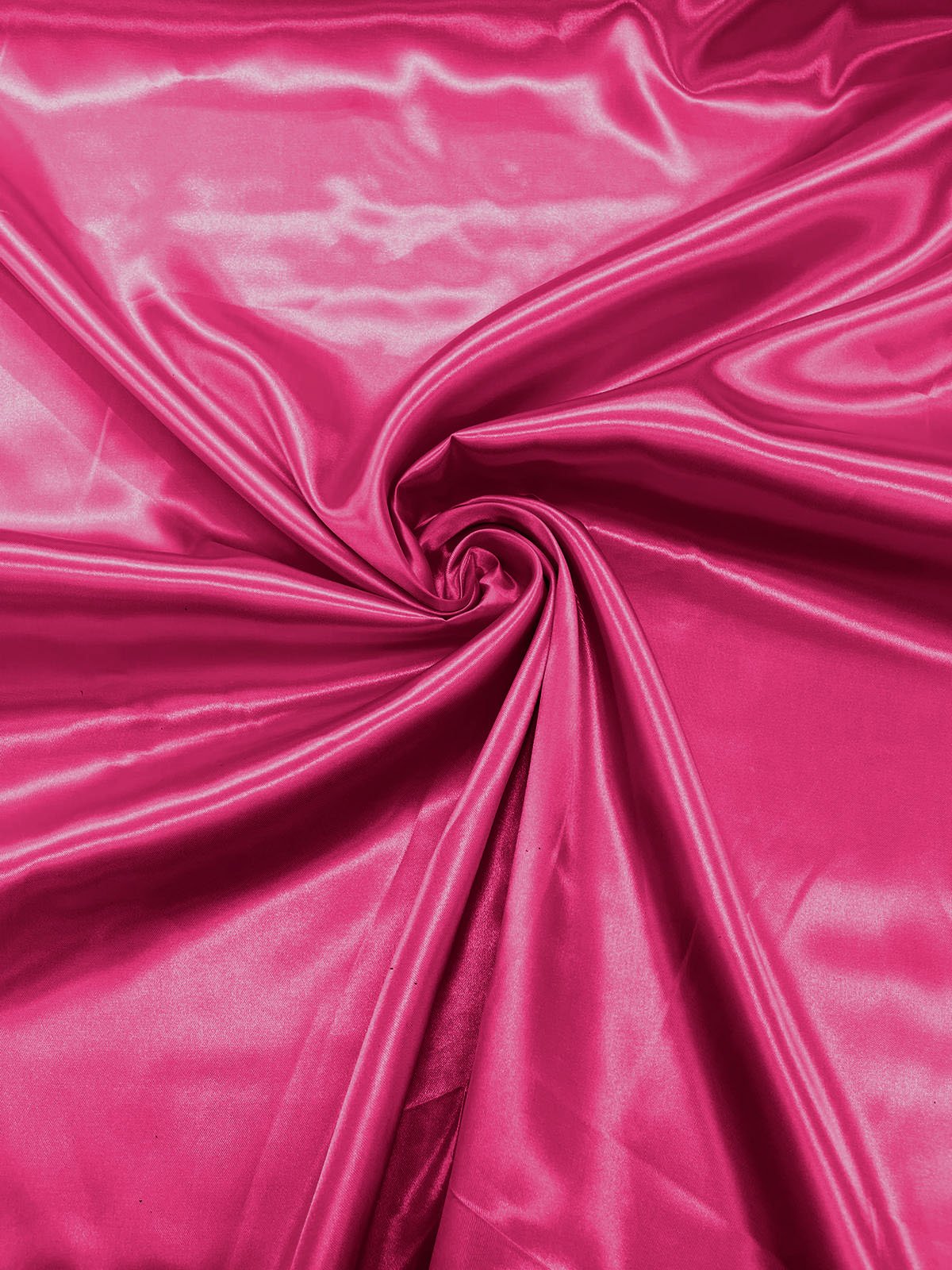 Charmeuse Satin Polyester Fabric - Solid Glossy Finish, 58" Width (1 Yard)
