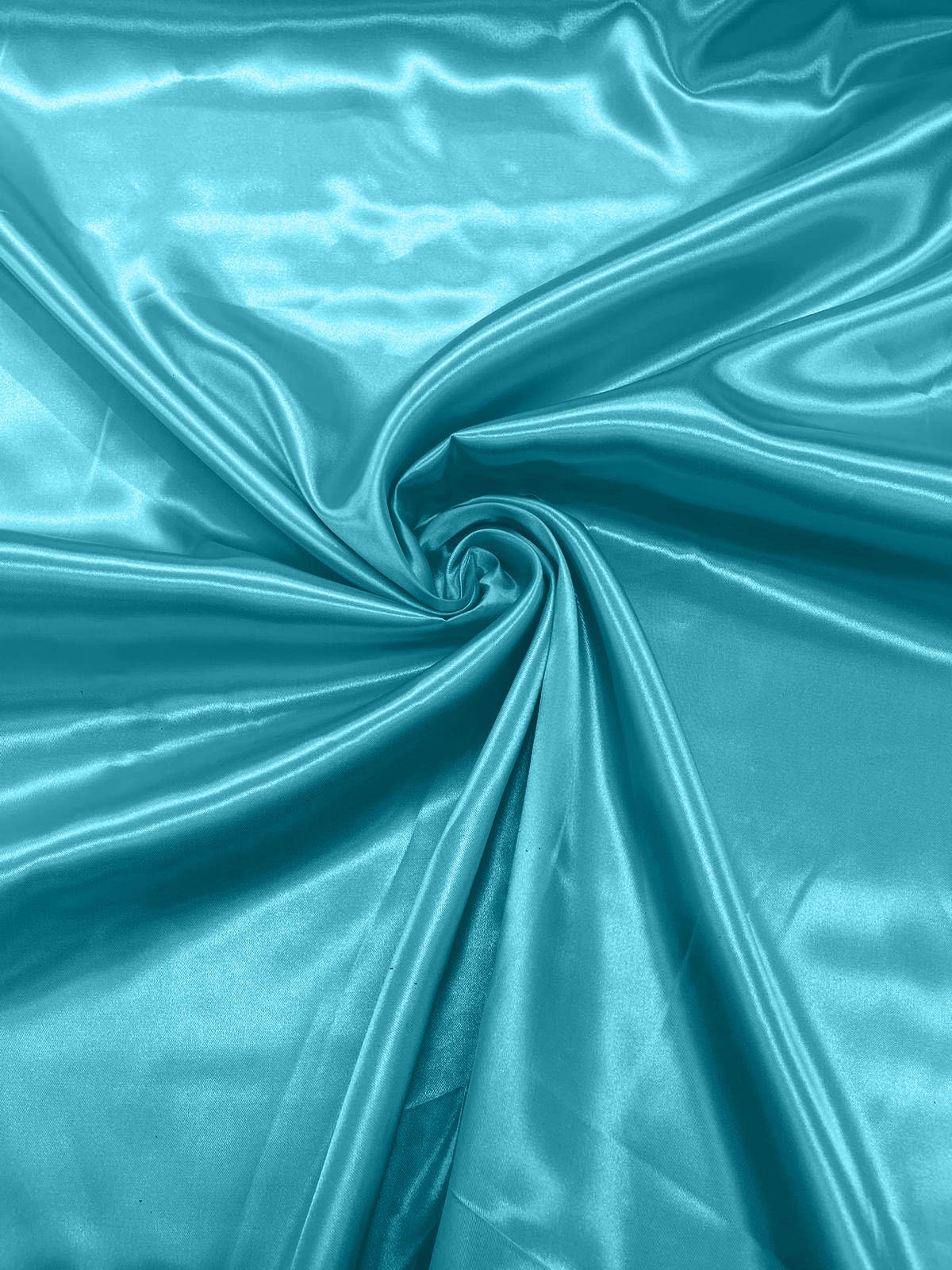 Charmeuse Satin Polyester Fabric - Solid Glossy Finish, 58" Width (1 Yard)