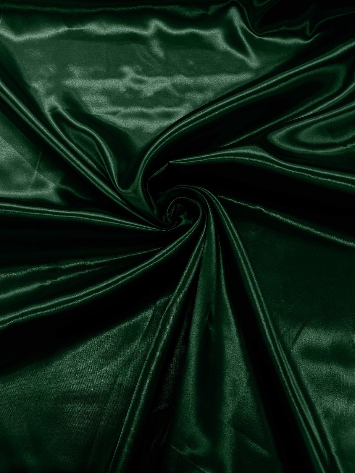 Charmeuse Satin Polyester Fabric - Solid Glossy Finish, 58" Width (1 Yard)