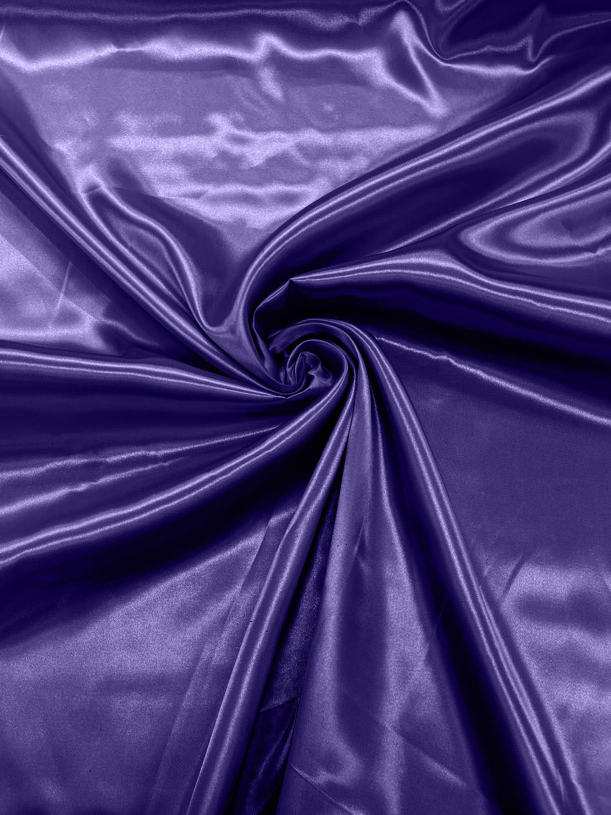 Charmeuse Satin Polyester Fabric - Solid Glossy Finish, 58" Width (1 Yard)