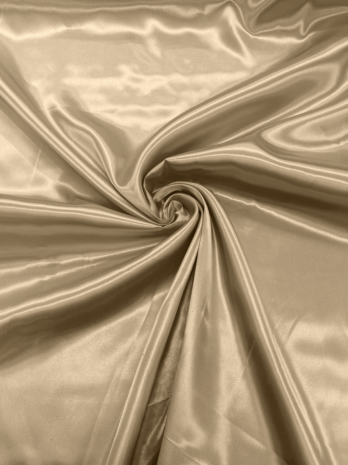 Charmeuse Satin Polyester Fabric - Solid Glossy Finish, 58" Width (1 Yard)