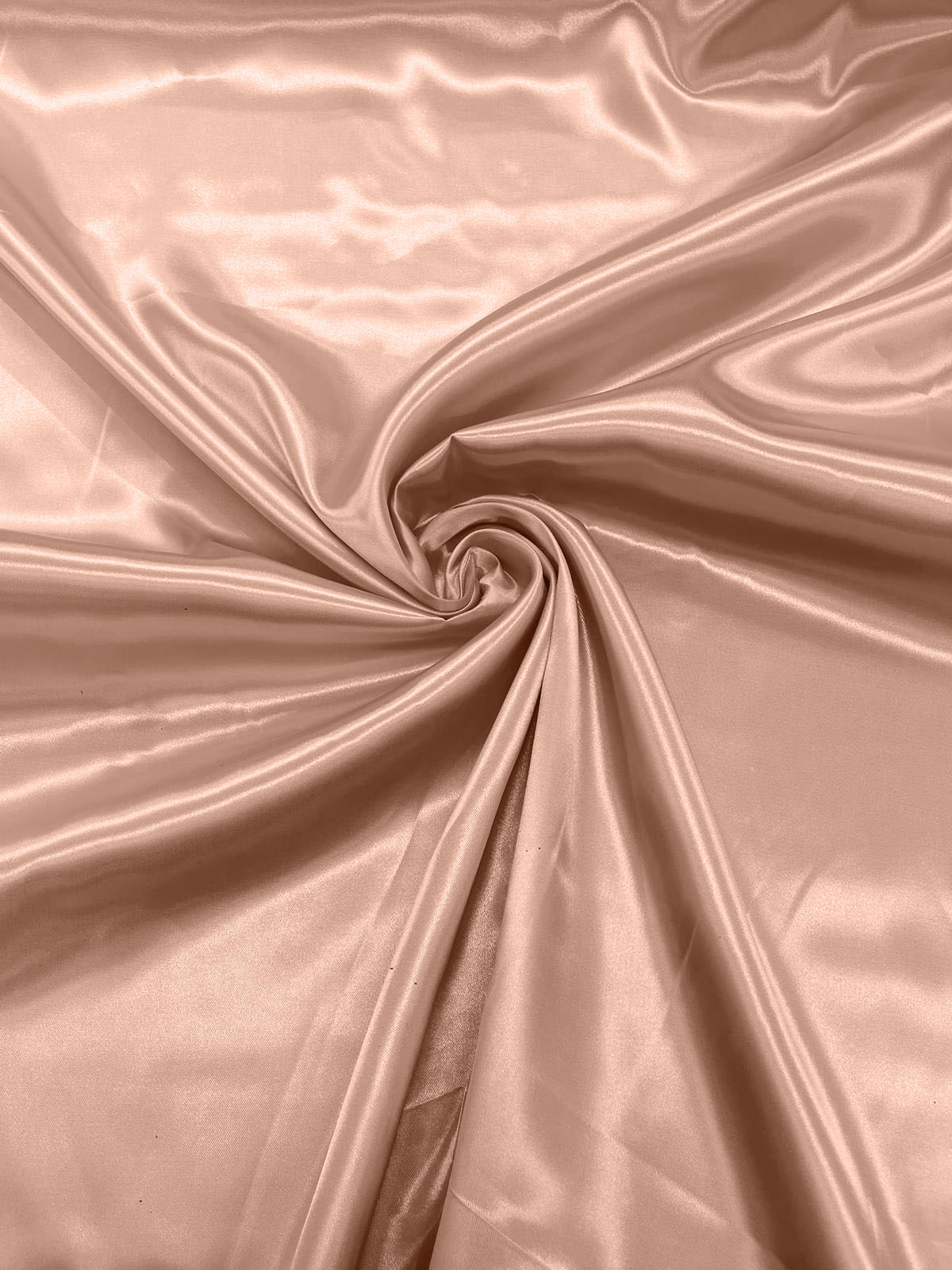 Charmeuse Satin Polyester Fabric - Solid Glossy Finish, 58" Width (1 Yard)