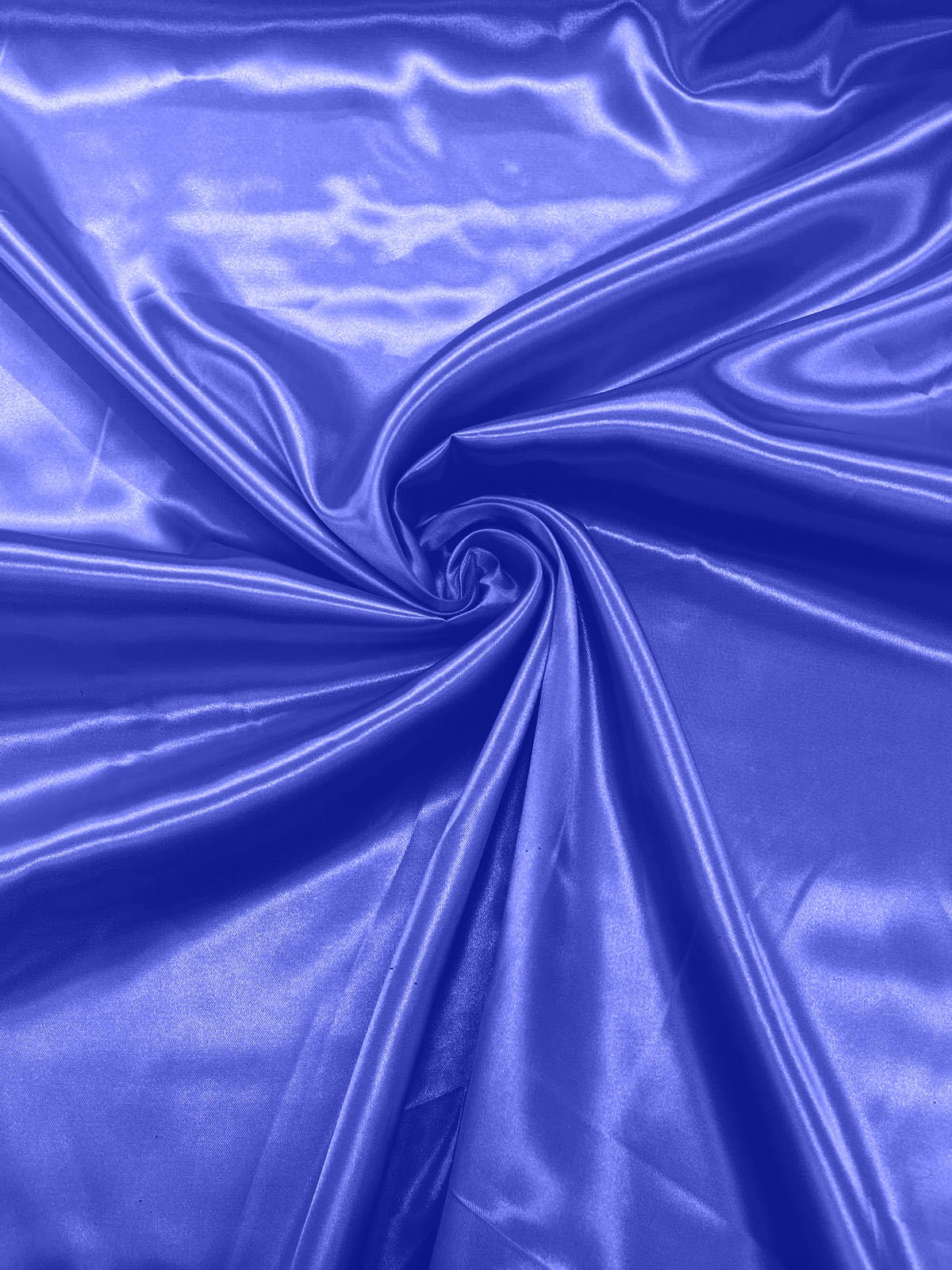 Charmeuse Satin Polyester Fabric - Solid Glossy Finish, 58" Width (1 Yard)