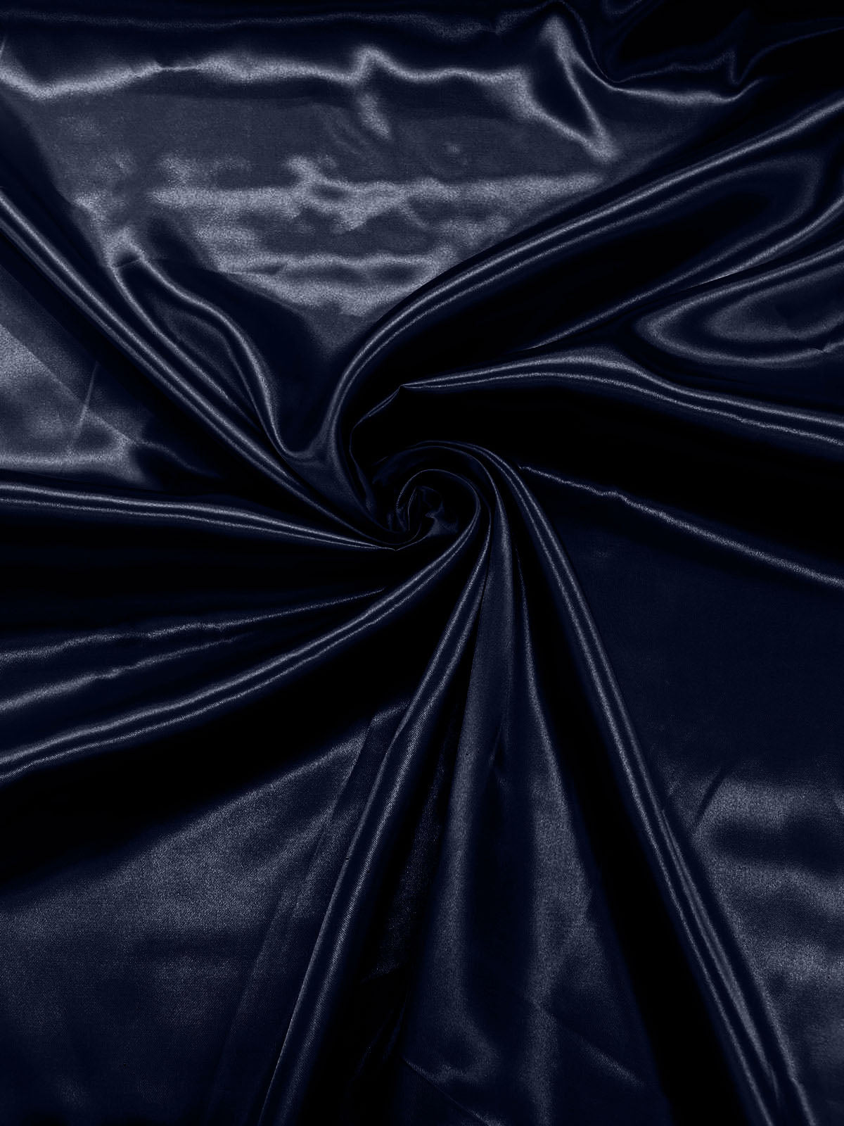 Charmeuse Satin Polyester Fabric - Solid Glossy Finish, 58" Width (1 Yard)