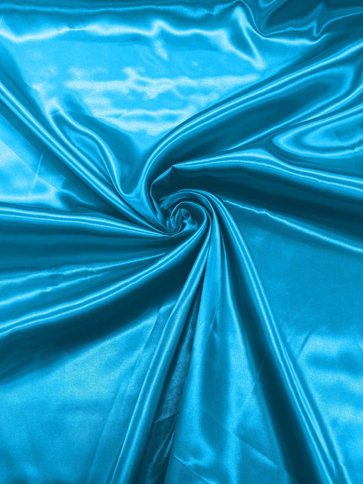 Charmeuse Satin Polyester Fabric - Solid Glossy Finish, 58" Width (1 Yard)