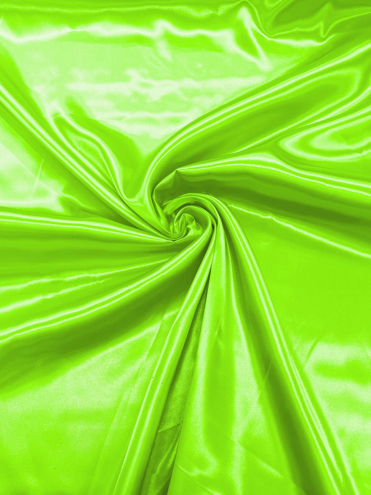 Charmeuse Satin Polyester Fabric - Solid Glossy Finish, 58" Width (1 Yard)