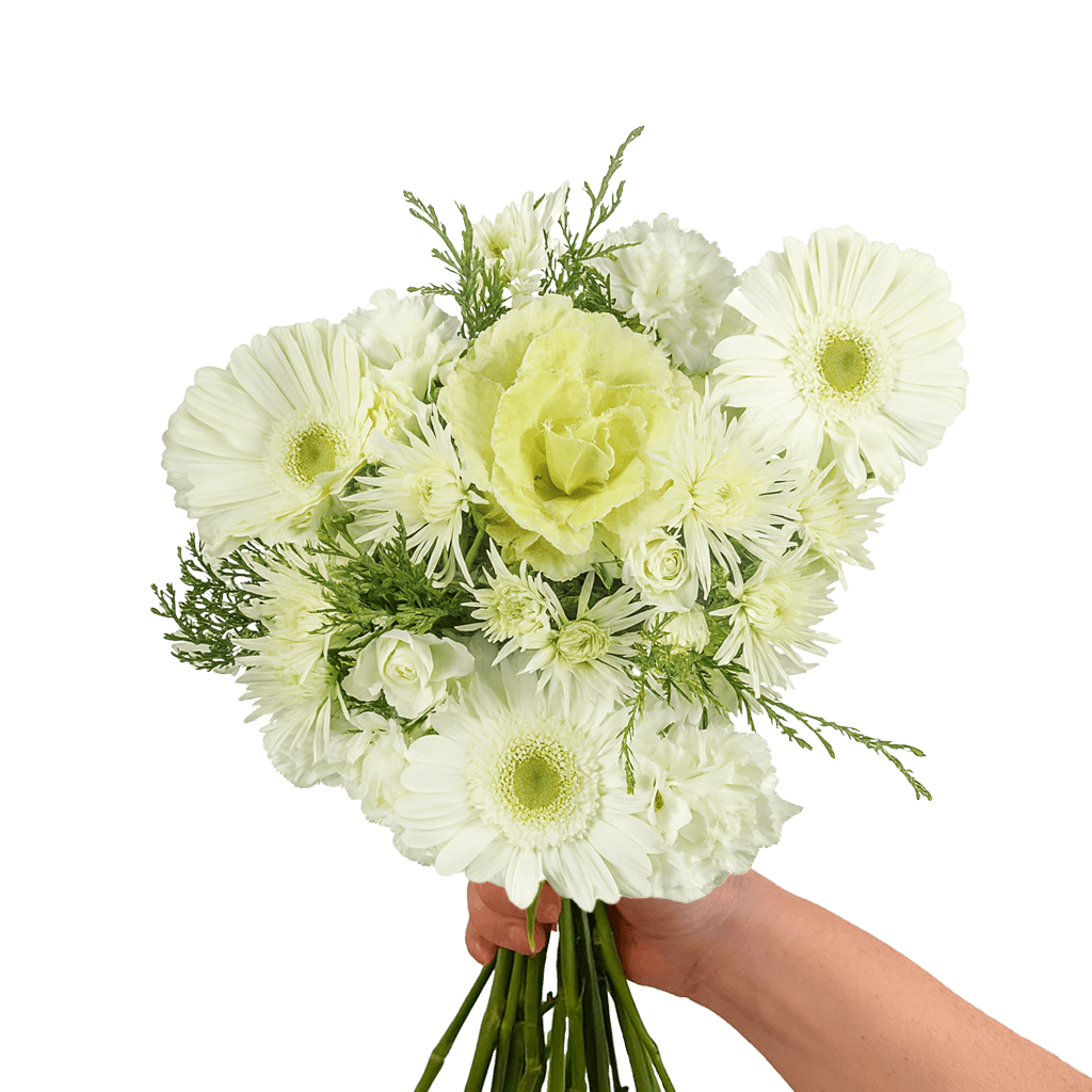 Christmas Snow Flower Bouquet Fresh Mixed Arrangement