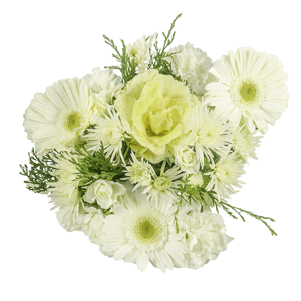 Christmas Snow Flower Bouquet Fresh Mixed Arrangement