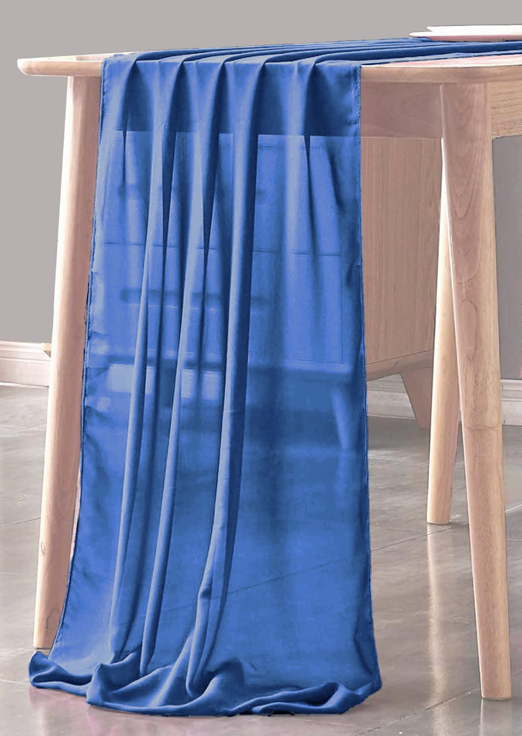 Chiffon Sheer Table Runner Chiffon Fabric - Sheer, 14" X 120", Color Options (1 Unit)