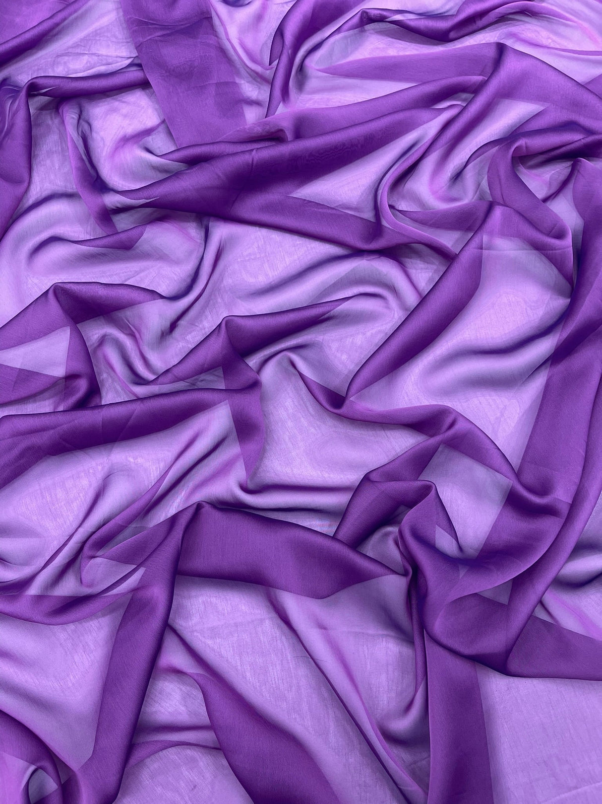 Two Tone Chiffon Sheer Fabric - Two Tone Sheer, 58" Width (1 Yard)