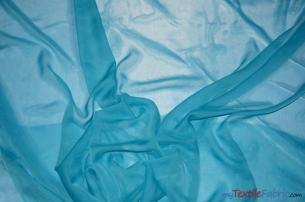 Two Tone Chiffon Polyester Fabric - Iridescent Sheer, 58/60" Width, Multiple Colors (Yards, Bolts, Sample Swatch)