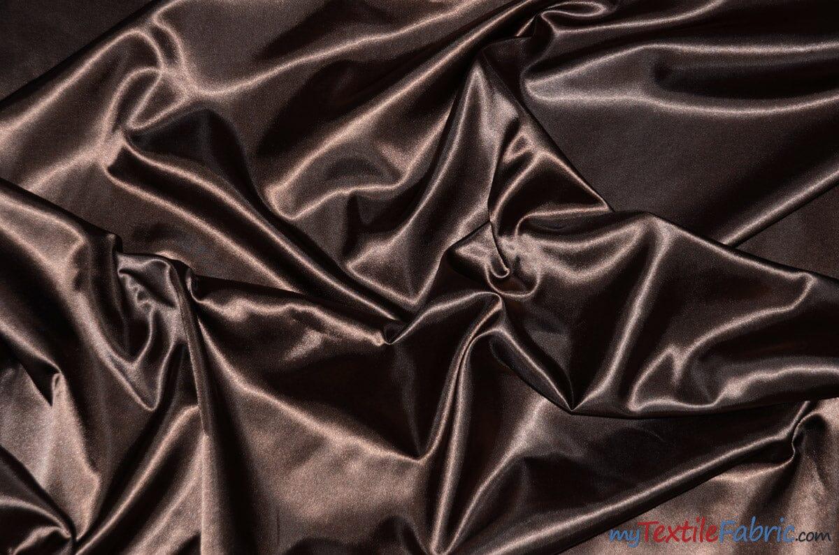 Silky Soft Medium Satin Polyester Fabric - Solid, 58/60" Width (70 Yard Bolt)