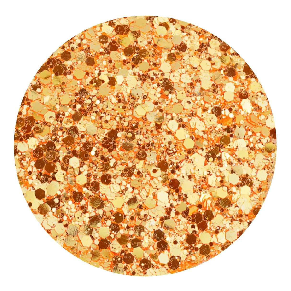 Chunky Glitter Reflective Boho - Orange Zest (2 oz Bag)