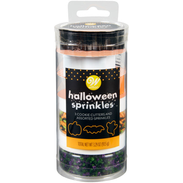 Wilton Halloween Sprinkles and Cookie Cutter Set, 5-Piece
