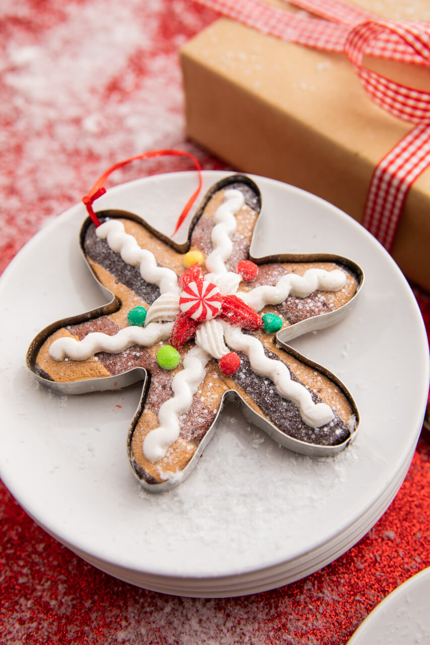5” Clay Dough Holiday Gingerbread Ornament