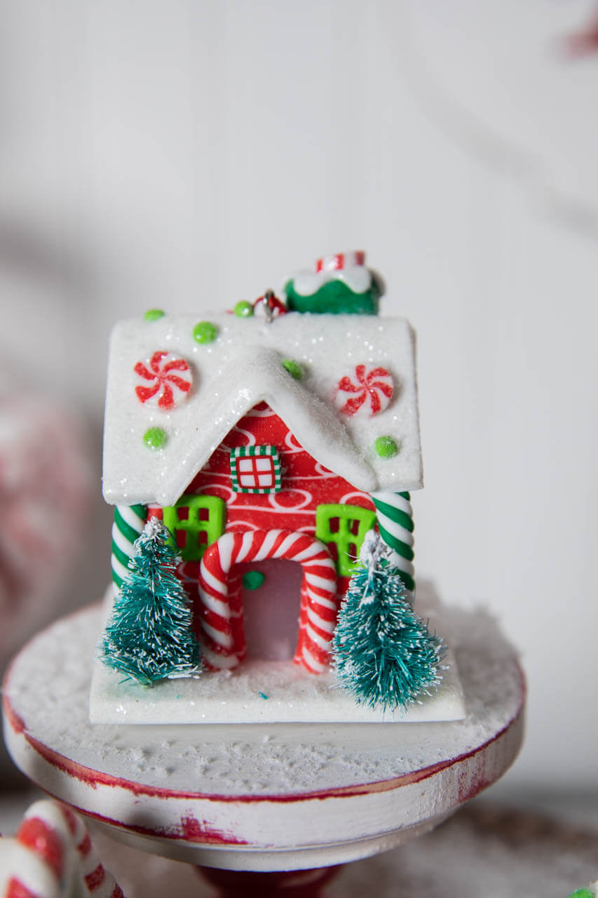 3” Acrylic Light Up Gingerbread House Ornament