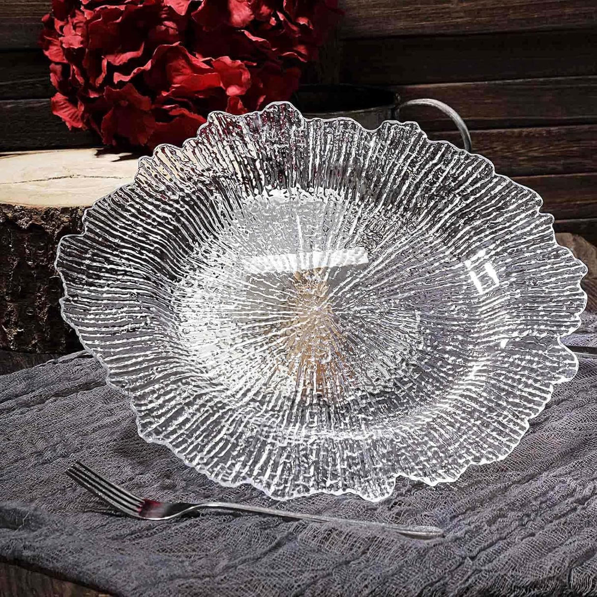 Acrylic Charger Plate 13 Inch Clear Reef