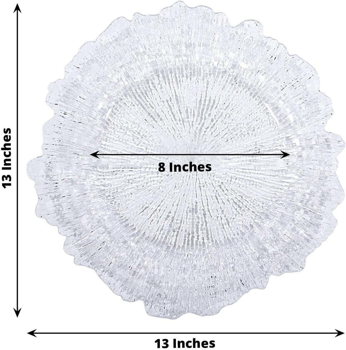 Acrylic Charger Plate 13 Inch Clear Reef