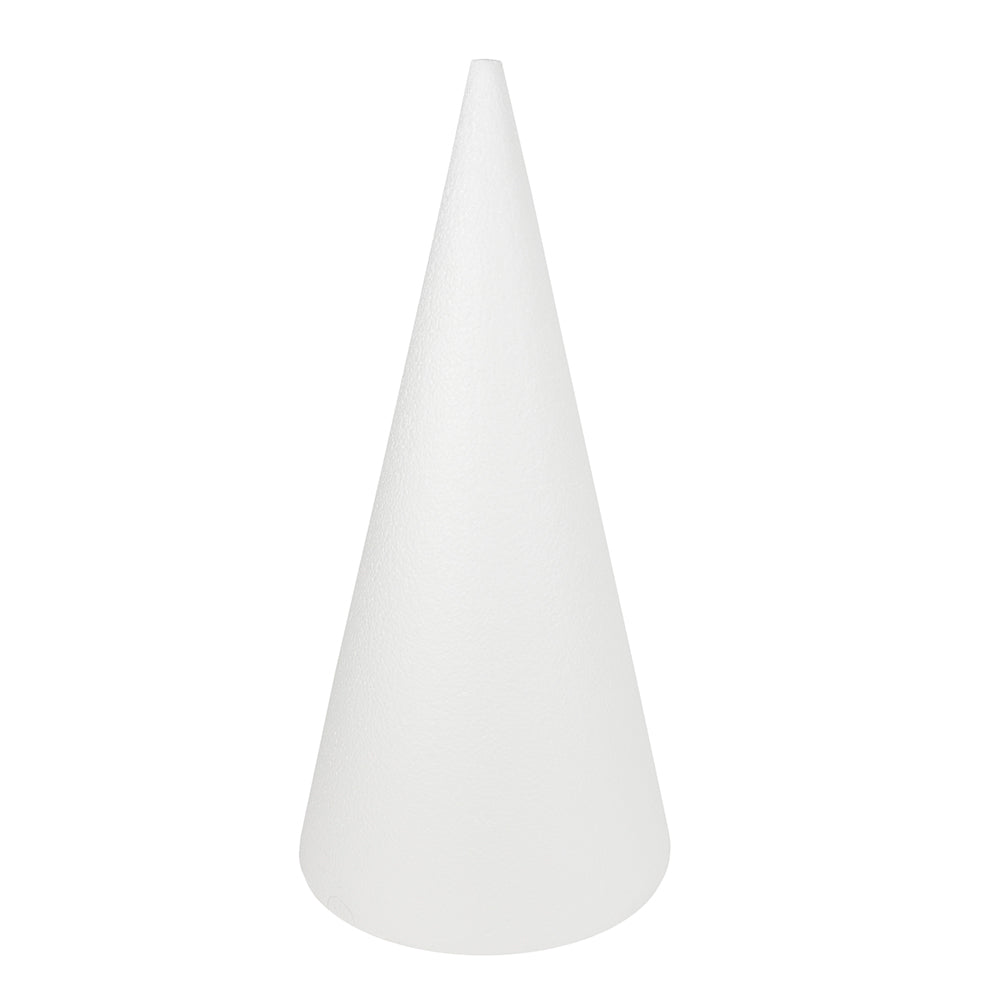 O'Creme Cone Shaped Polystyrene Cake Dummy, 6" x 12"