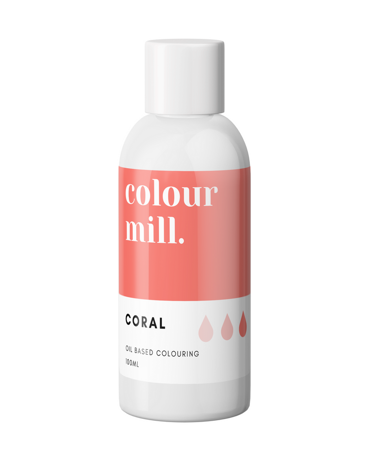 Oil Based Colouring – Coral, 100ml