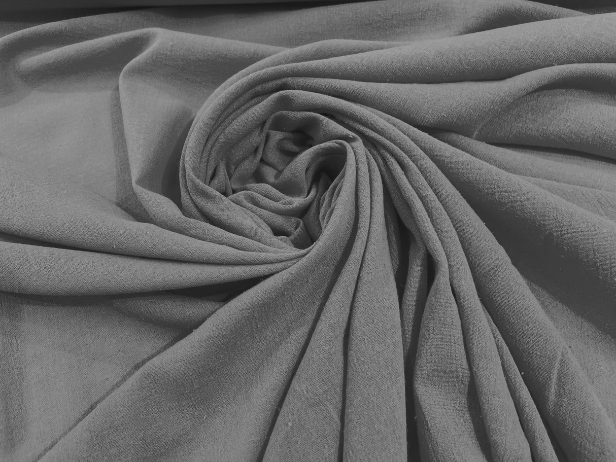 Cotton Gauze Cotton Fabric - Sheer Crinkle Texture, 54" Width (1 Yard)