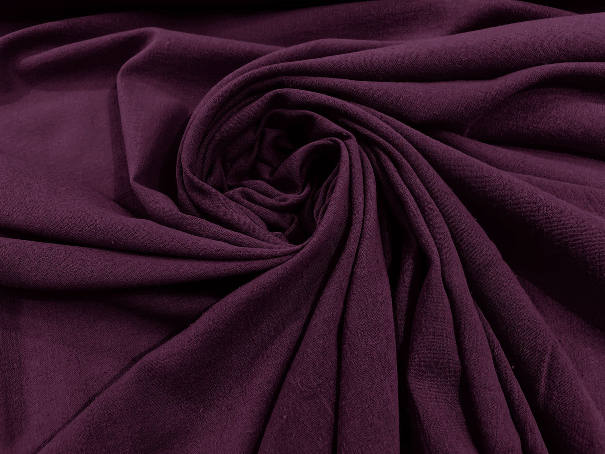 Cotton Gauze Cotton Fabric - Sheer Crinkle Texture, 54" Width (1 Yard)