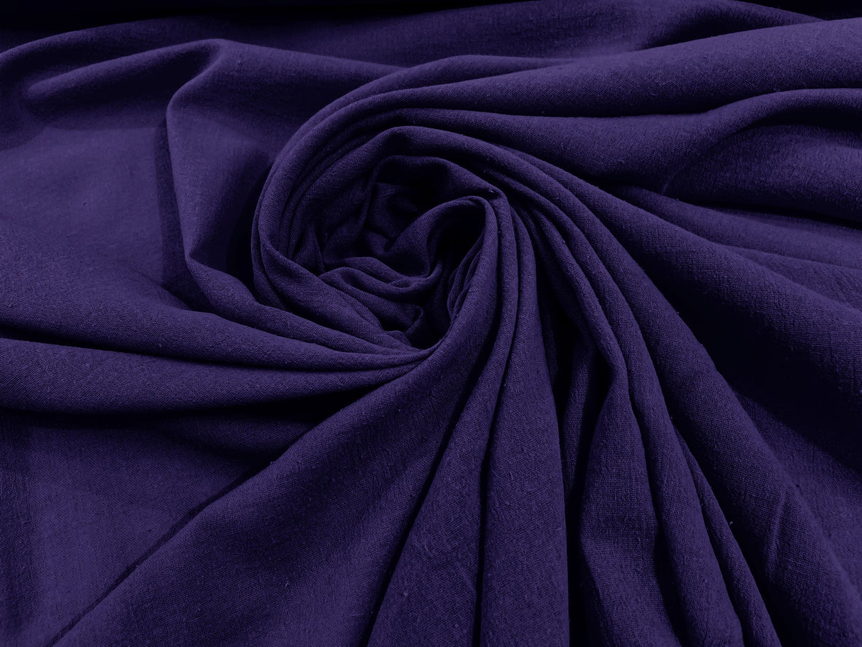 Cotton Gauze Cotton Fabric - Sheer Crinkle Texture, 54" Width (1 Yard)