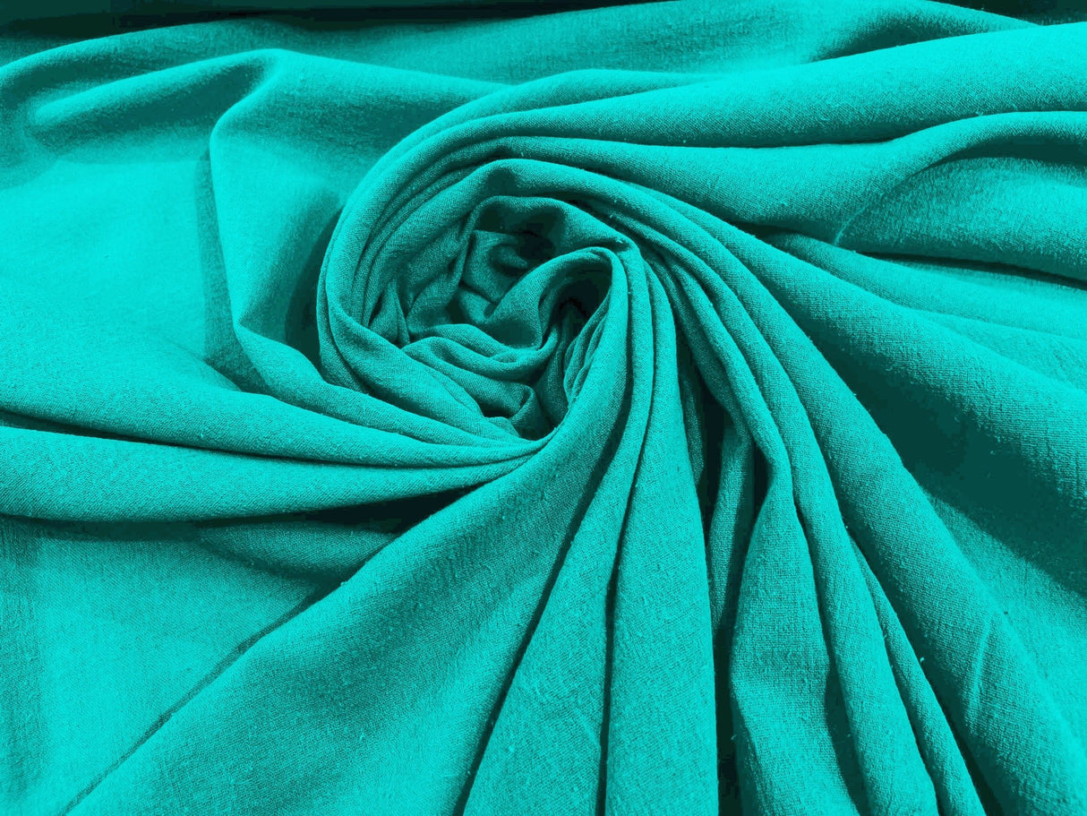 Cotton Gauze Cotton Fabric - Sheer Crinkle Texture, 54" Width (1 Yard)