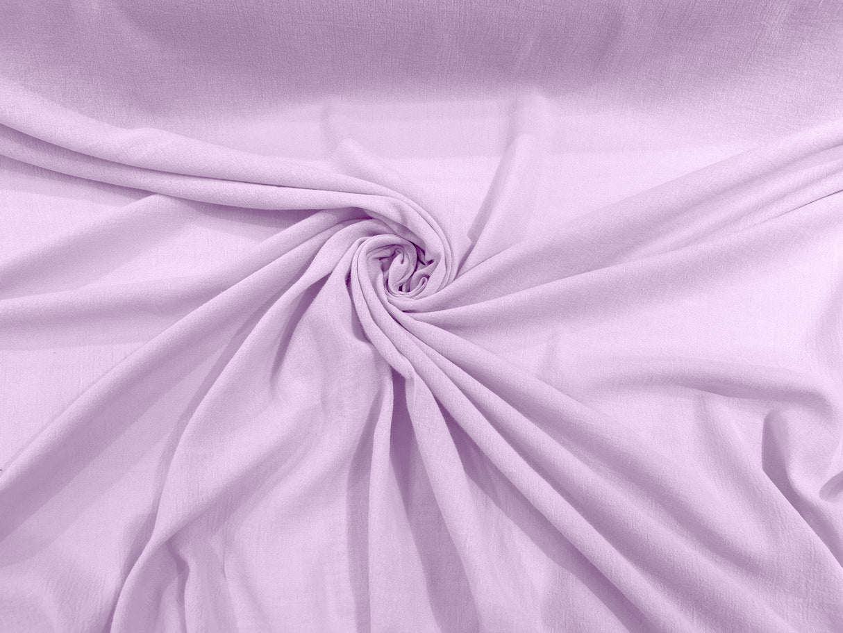 Cotton Gauze Cotton Fabric - Sheer Crinkle Texture, 54" Width (1 Yard)