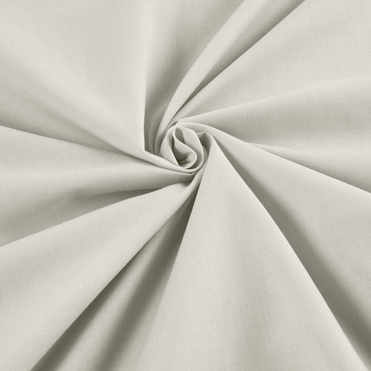 Cotton Polyester Broadcloth Fabric - Solid, 58" Width (1 Yard)