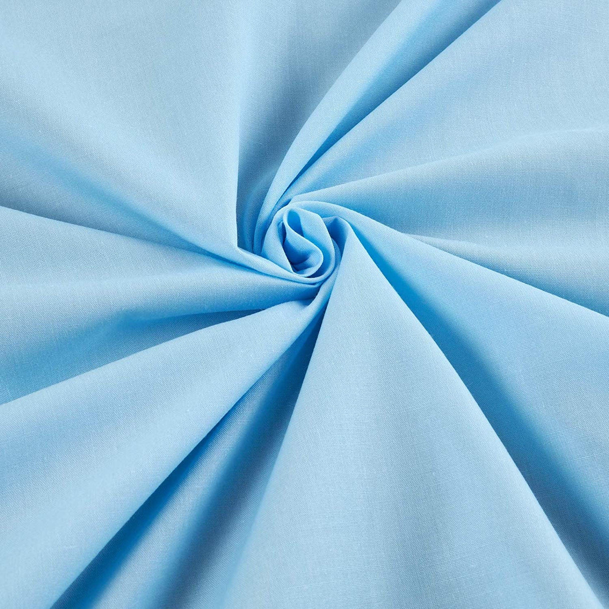 Cotton Polyester Broadcloth Fabric - Solid, 58" Width (1 Yard)