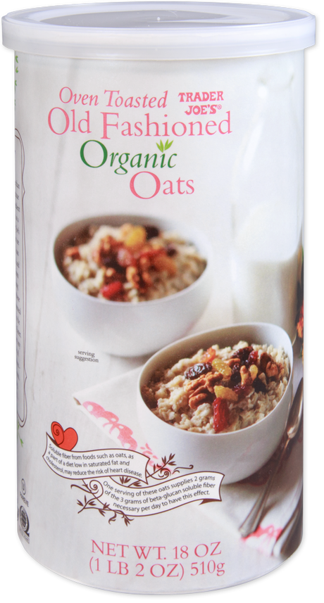 Trader Joe’s Oven Toasted Old Fashioned Organic Oats/18 Oz