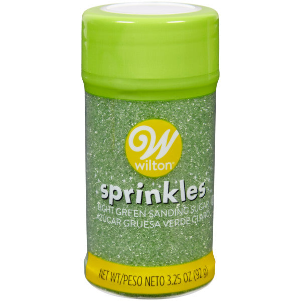 Wilton Light Green Sugar, 3.25 oz.