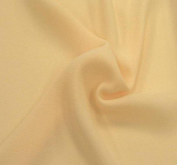 1 Yard Lightweight Banana Crepe Ellisa Polyester Fabric 58/60 Inches Wide for Dresses