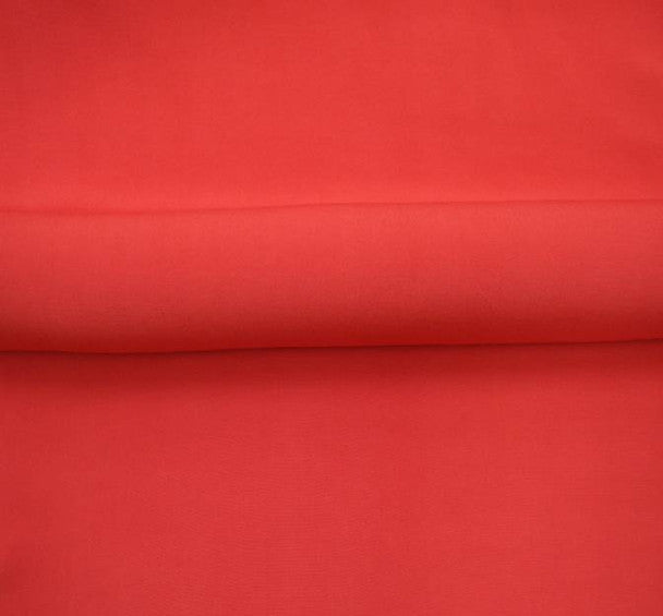 1 Yard Coral Crepe Shantung Fabric Lightweight 100% Rayon 54/55 Inches Wide