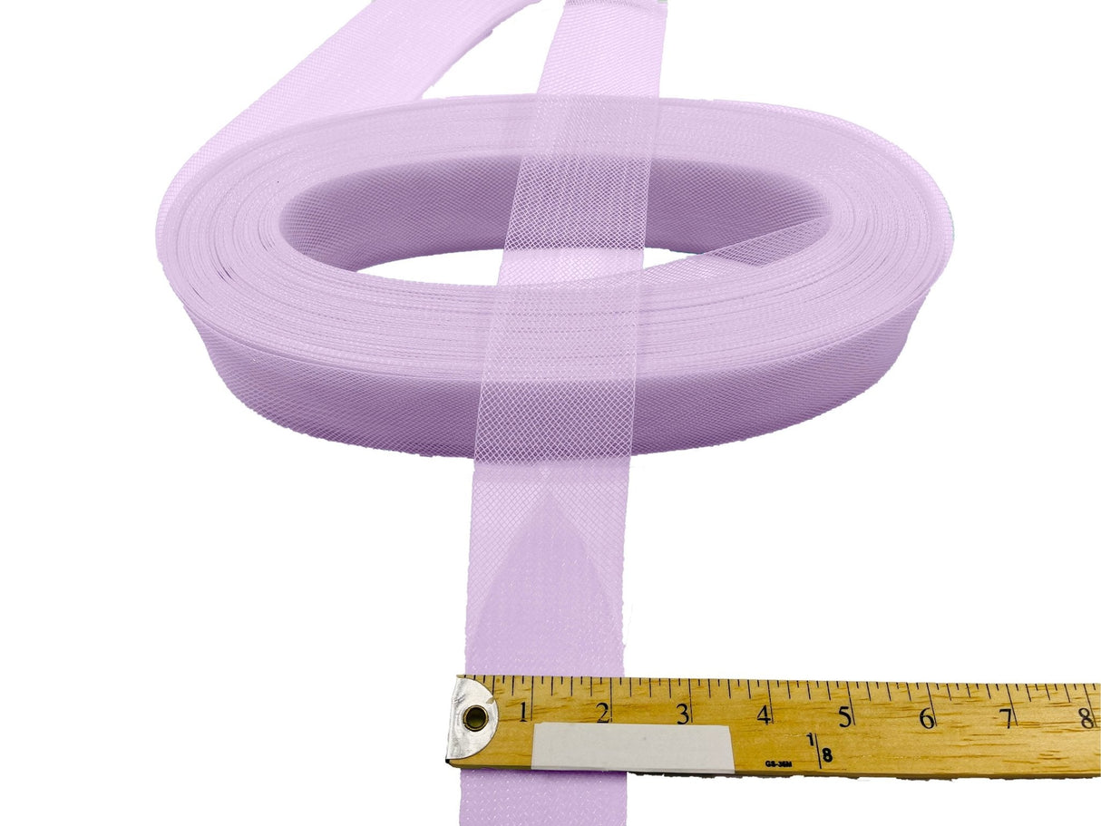 Crinoline Horsehair Braid Trim Horsehair Fabric - 2" Wide, Assorted Colors (5 Yards)