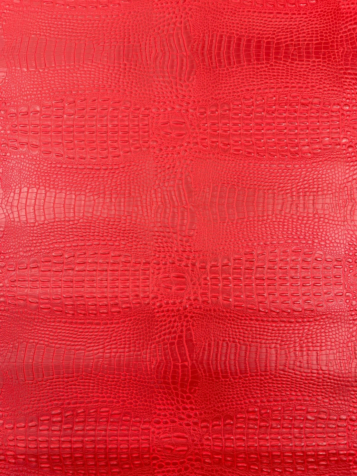 Crocodile Marine Vinyl Faux Leather Fabric - Two Tone Skin Texture, 54" Width (1 Yard)