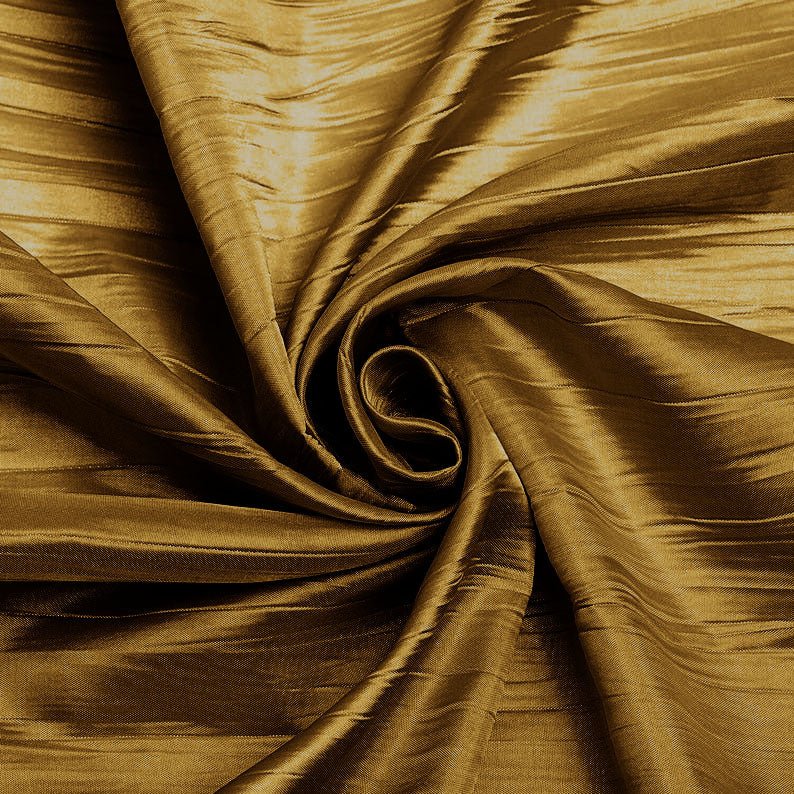Crushed Taffeta Stretch Taffeta Fabric - Solid, 58" Width (1 Yard)