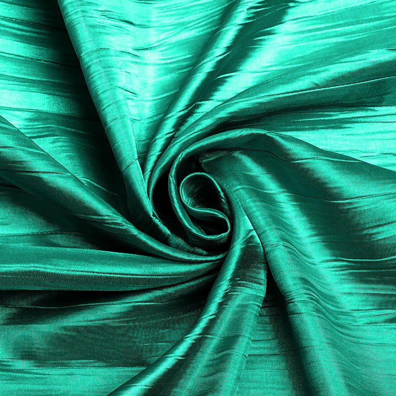 Crushed Taffeta Stretch Taffeta Fabric - Solid, 58" Width (1 Yard)