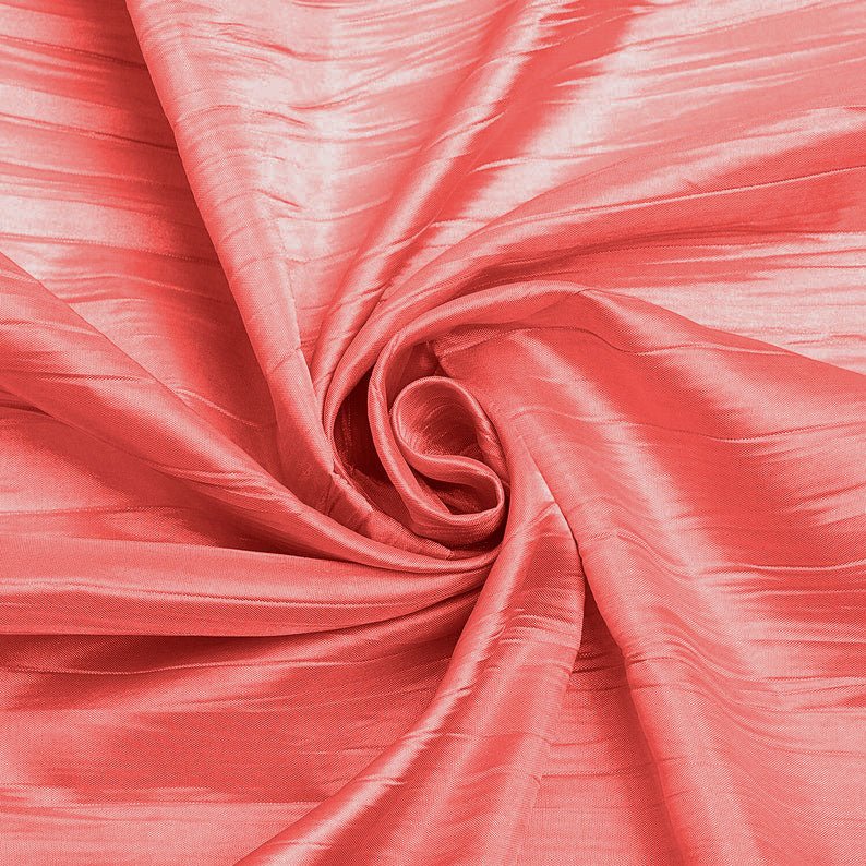 Crushed Taffeta Stretch Taffeta Fabric - Solid, 58" Width (1 Yard)