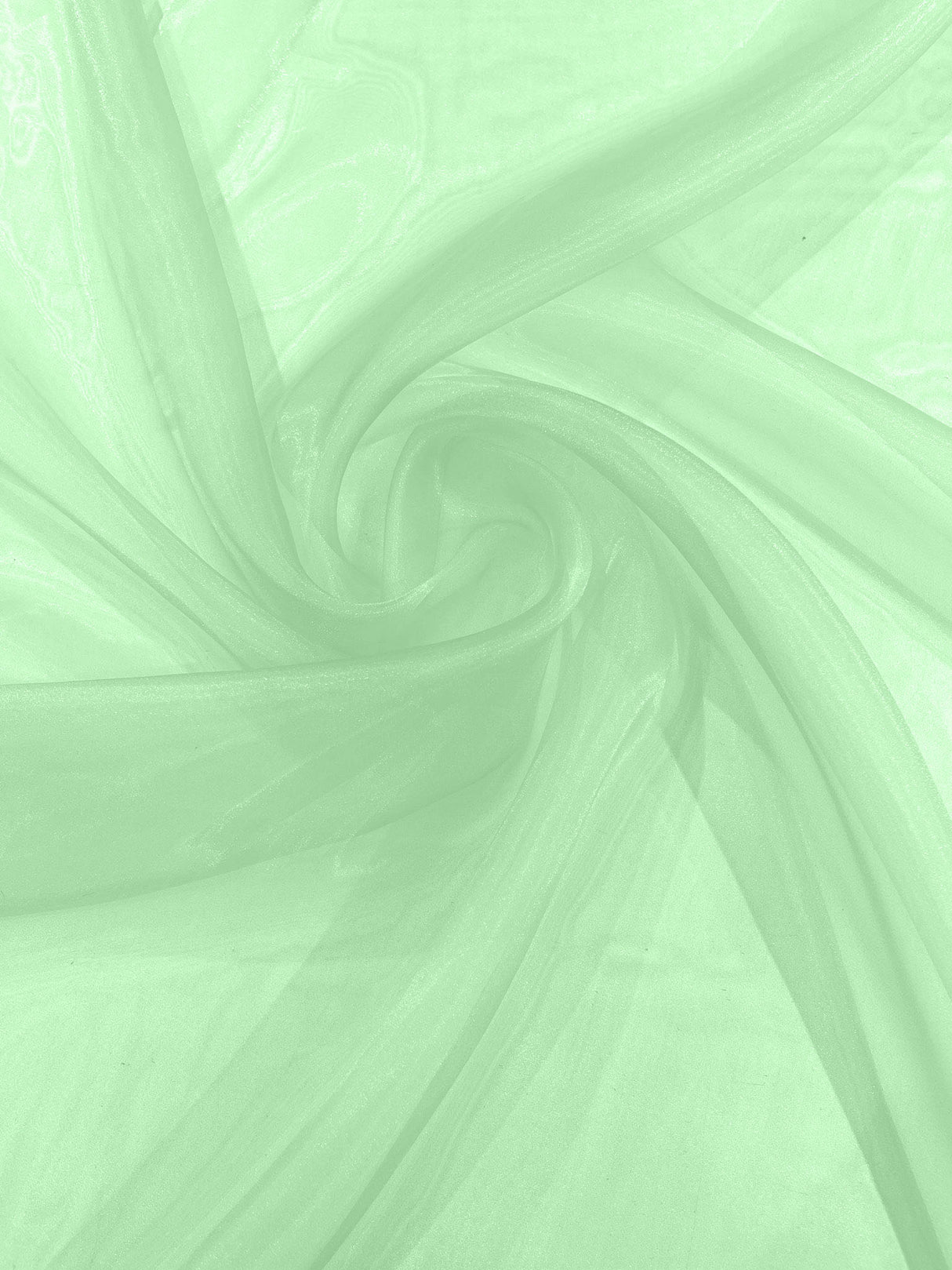 Crystal Organza Nylon Polyester Fabric - Sheer, Lightweight, 59/60" Width (1 Yard)