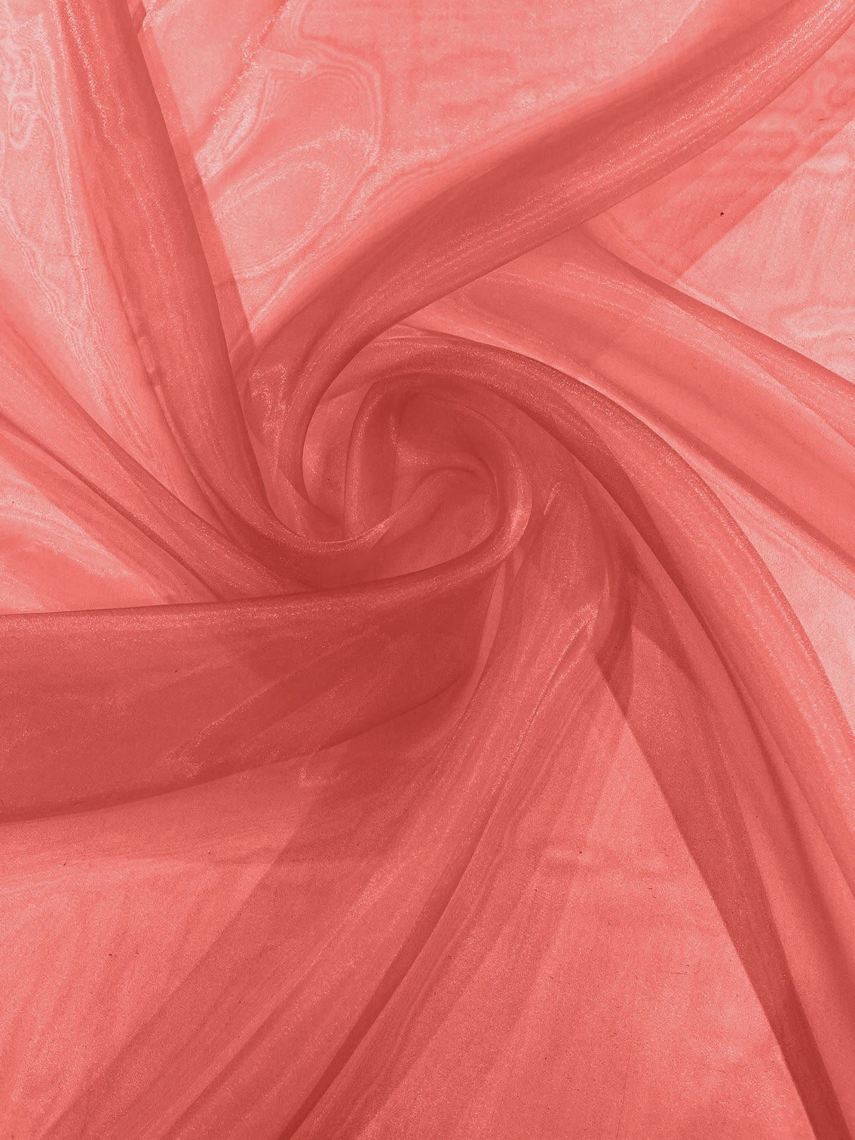 Crystal Organza Nylon Polyester Fabric - Sheer, Lightweight, 59/60" Width (1 Yard)